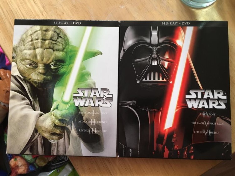 Star Wars dvd blu ray box set