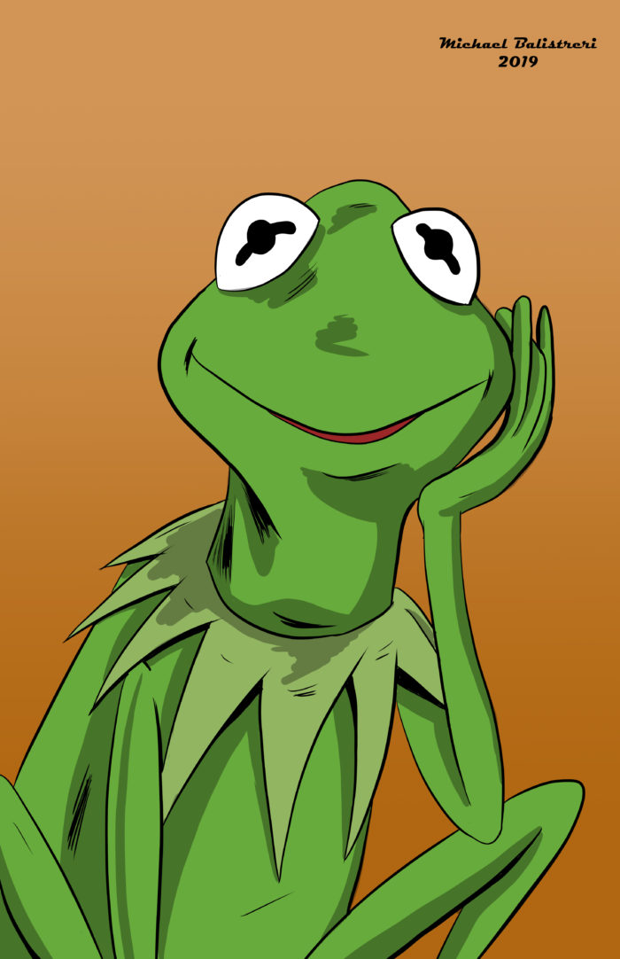 Kermit the Frog drawing